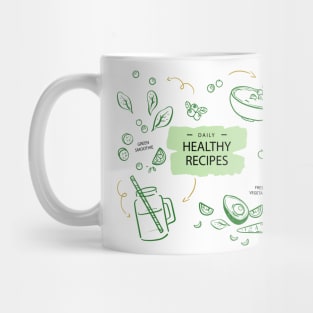 Healthy Food Recipes Mug